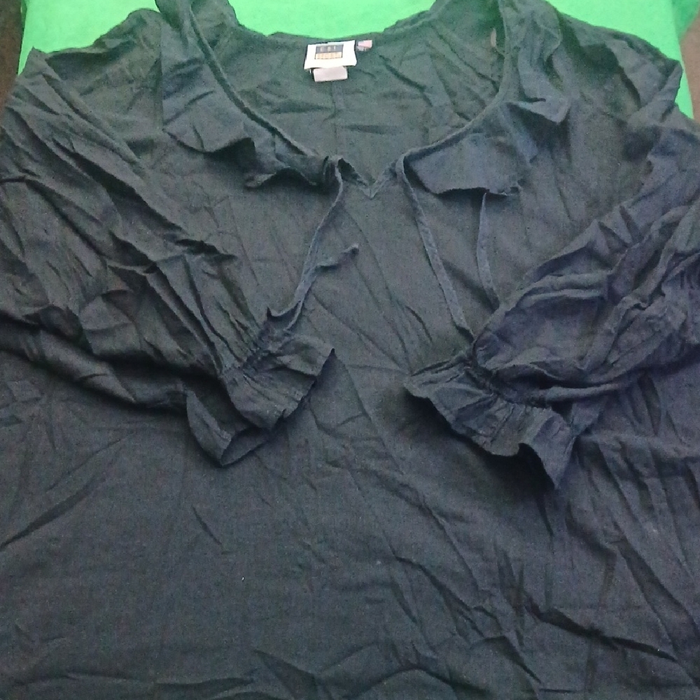 Elegant Black Women's Top